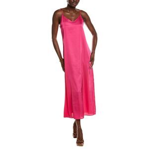 Point Womens  Satin Slip Dress